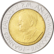 Moneta, CITTÀ DEL VATICANO, John Paul II, 500 Lire, 1987, FDC, Bi-metallico