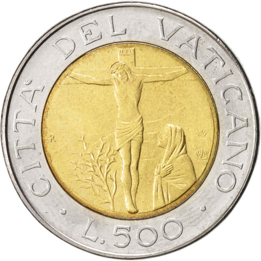 Moneta, CITTÀ DEL VATICANO, John Paul II, 500 Lire, 1987, FDC, Bi-metallico