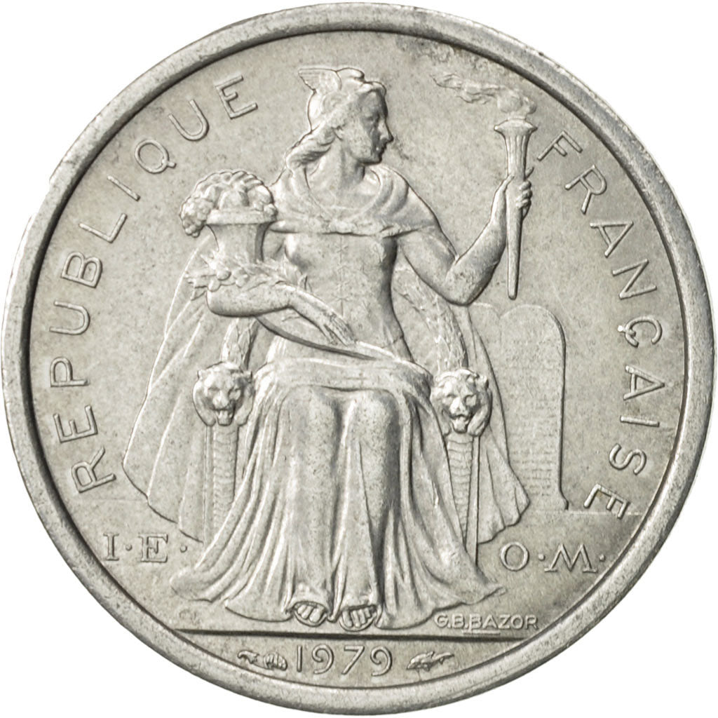 Monnaie, French Polynesia, Franc, 1979, Paris, TTB+, Aluminium, KM:11