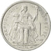 Coin, French Polynesia, Franc, 1994, Paris, AU(55-58), Aluminum, KM:11