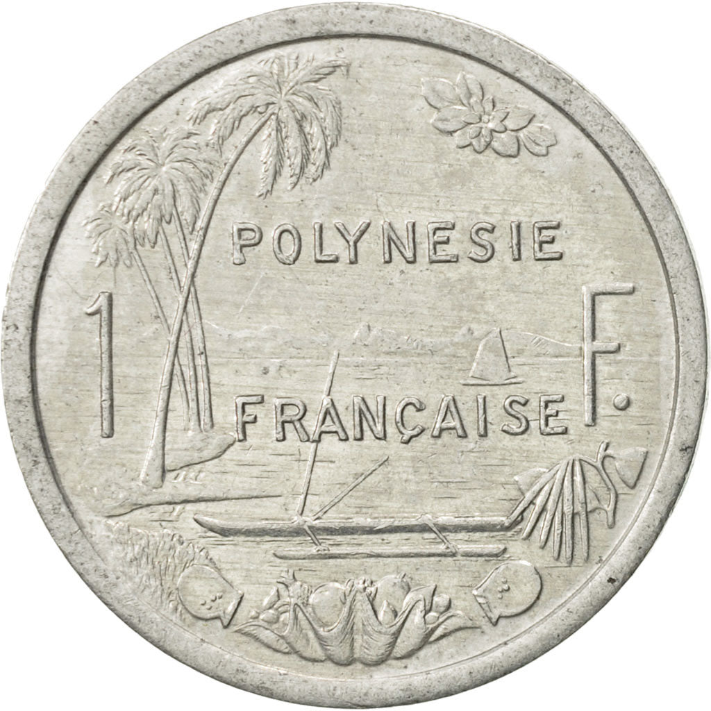 Coin, French Polynesia, Franc, 1994, Paris, AU(55-58), Aluminum, KM:11
