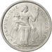 Moneta, Polinezja Francuska, Franc, 1975, Paris, MS(60-62), Aluminium, KM:11