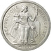 Coin, French Polynesia, Franc, 1965, Paris, MS(60-62), Aluminum, KM:2