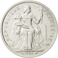 French Polynesia, Franc, 1990, Paris, SPL, Aluminium, KM:11