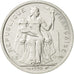 French Polynesia, Franc, 1990, Paris, MS(63), Aluminum, KM:11