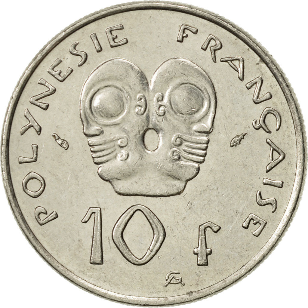 Coin, French Polynesia, 10 Francs, 1985, Paris, AU(55-58), Nickel, KM:8