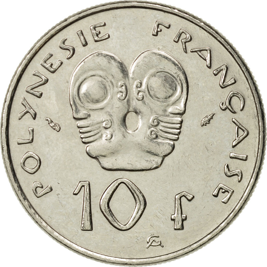 Coin, French Polynesia, 10 Francs, 1986, Paris, AU(55-58), Nickel, KM:8