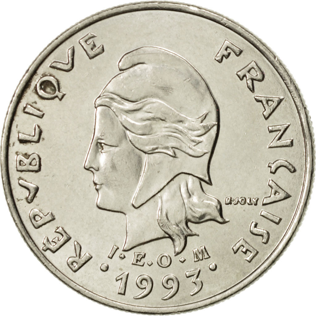 Monnaie, French Polynesia, 10 Francs, 1993, Paris, SUP, Nickel, KM:8