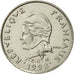 Münze, French Polynesia, 10 Francs, 1998, Paris, VZ, Nickel, KM:8