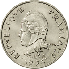 Coin, French Polynesia, 10 Francs, 1996, Paris, MS(60-62), Nickel, KM:8