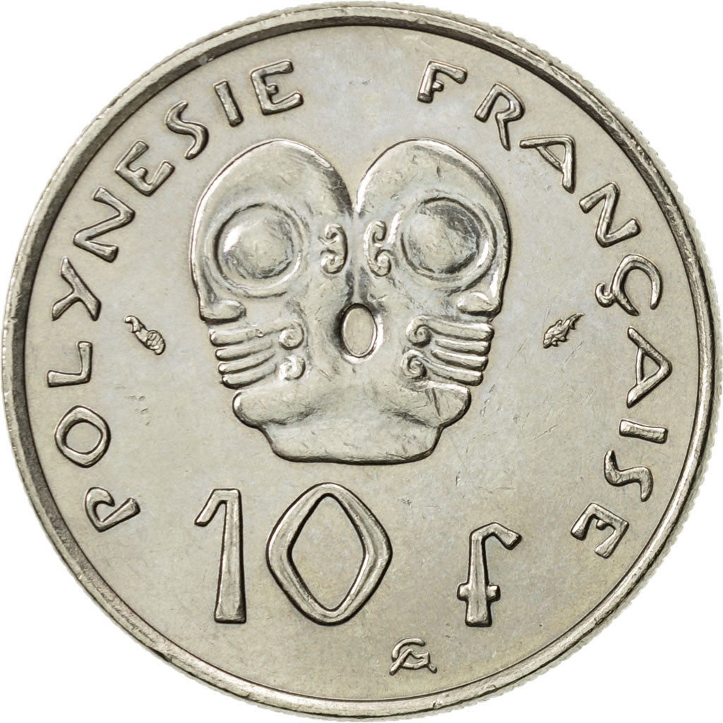 Coin, French Polynesia, 10 Francs, 1979, Paris, MS(63), Nickel, KM:8