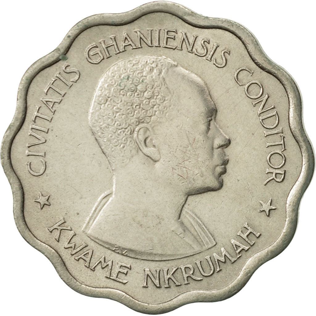 Moneda, Ghana, 3 Pence, 1958, EBC, Cobre - níquel, KM:3