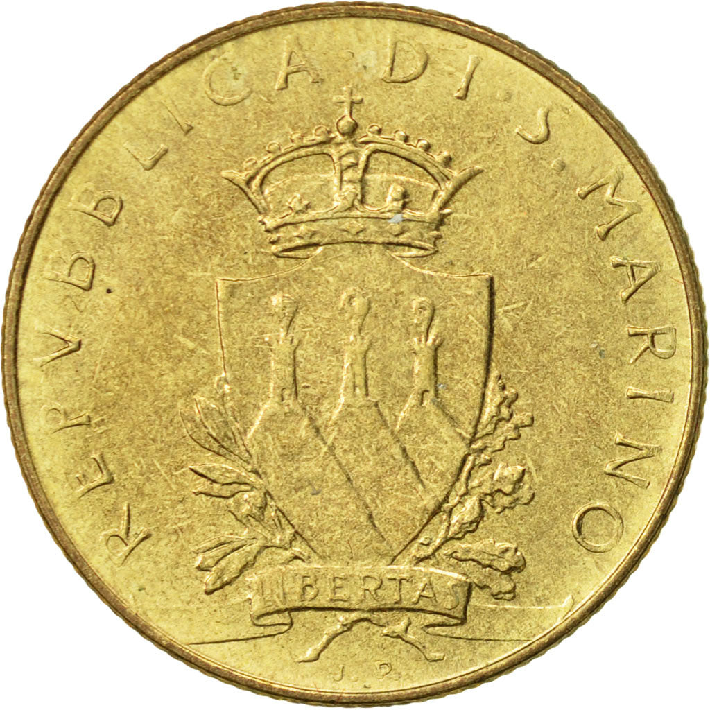 Coin, San Marino, 200 Lire, 1979, Rome, AU(55-58), Aluminum-Bronze, KM:96