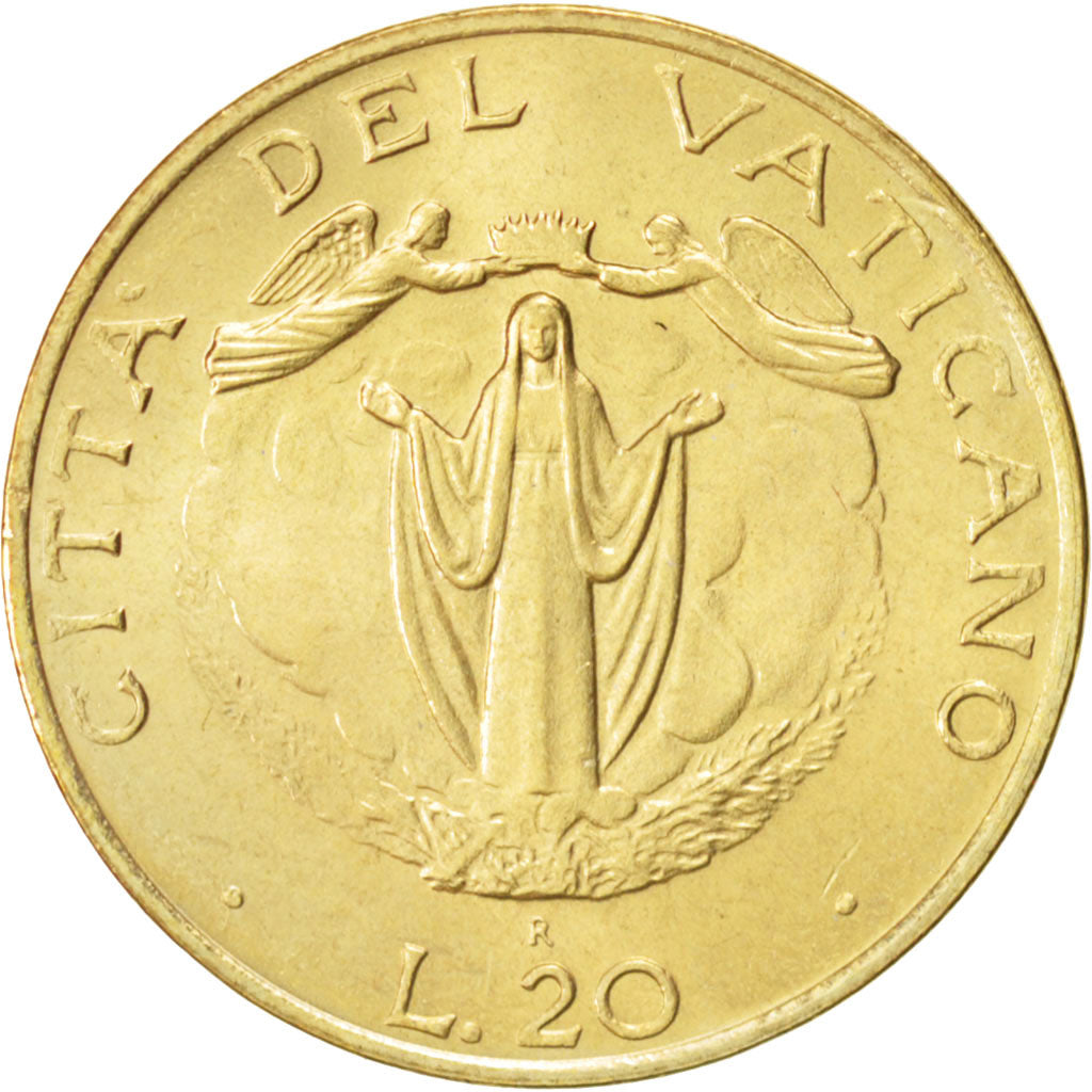Moneda, CIUDAD DEL VATICANO, John Paul II, 20 Lire, 1987, FDC, Aluminio -