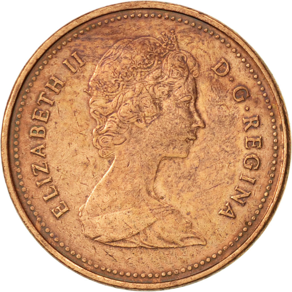 Coin, Canada, Elizabeth II, Cent, 1980, Royal Canadian Mint, Ottawa, AU(50-53)
