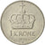 Moneda, Noruega, Olav V, Krone, 1991, MBC, Cobre - níquel, KM:419