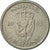 Coin, Norway, Haakon VII, Krone, 1955, EF(40-45), Copper-nickel, KM:397.2