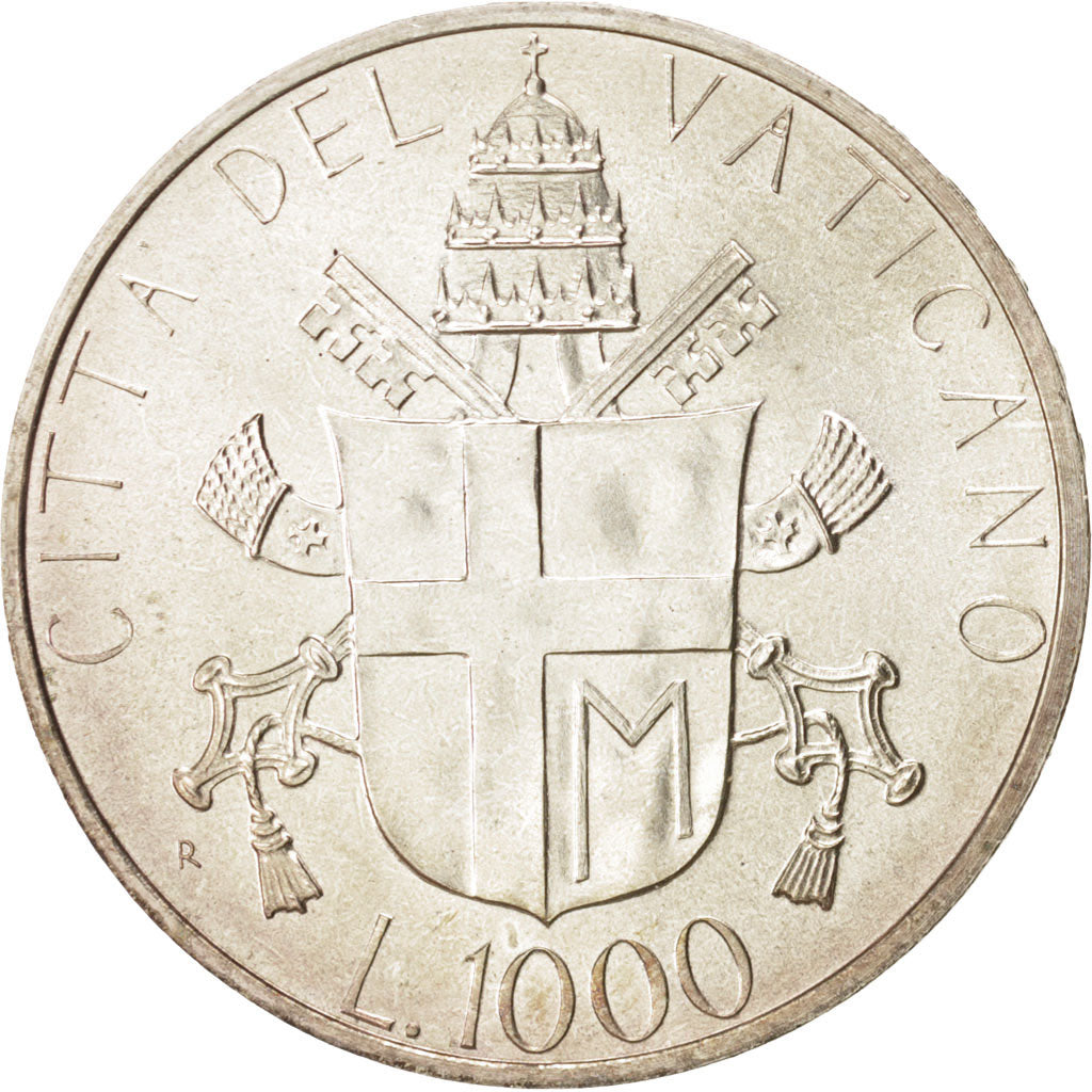 CITTÀ DEL VATICANO, John Paul II, 1000 Lire, 1986, FDC, Argento, KM:198