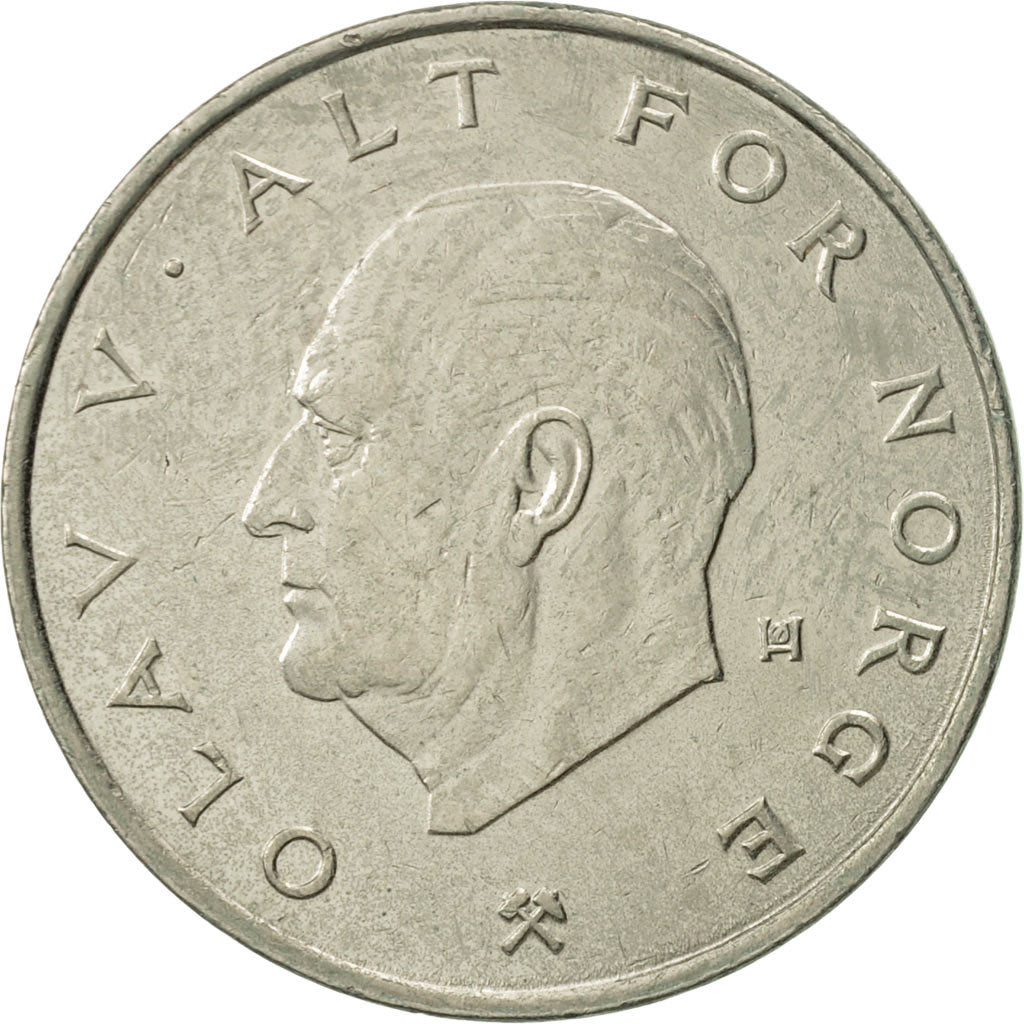 Coin, Norway, Olav V, Krone, 1978, AU(50-53), Copper-nickel, KM:419