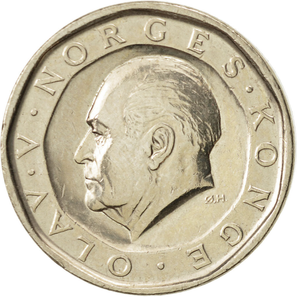 Norvège, Olav V, 10 Kroner, 1986, TTB+, Nickel-brass, KM:427
