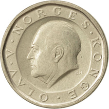 Norvège, Olav V, 10 Kroner, 1988, SUP, Nickel-brass, KM:427
