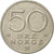 Coin, Norway, Olav V, 50 Öre, 1977, AU(55-58), Copper-nickel, KM:418