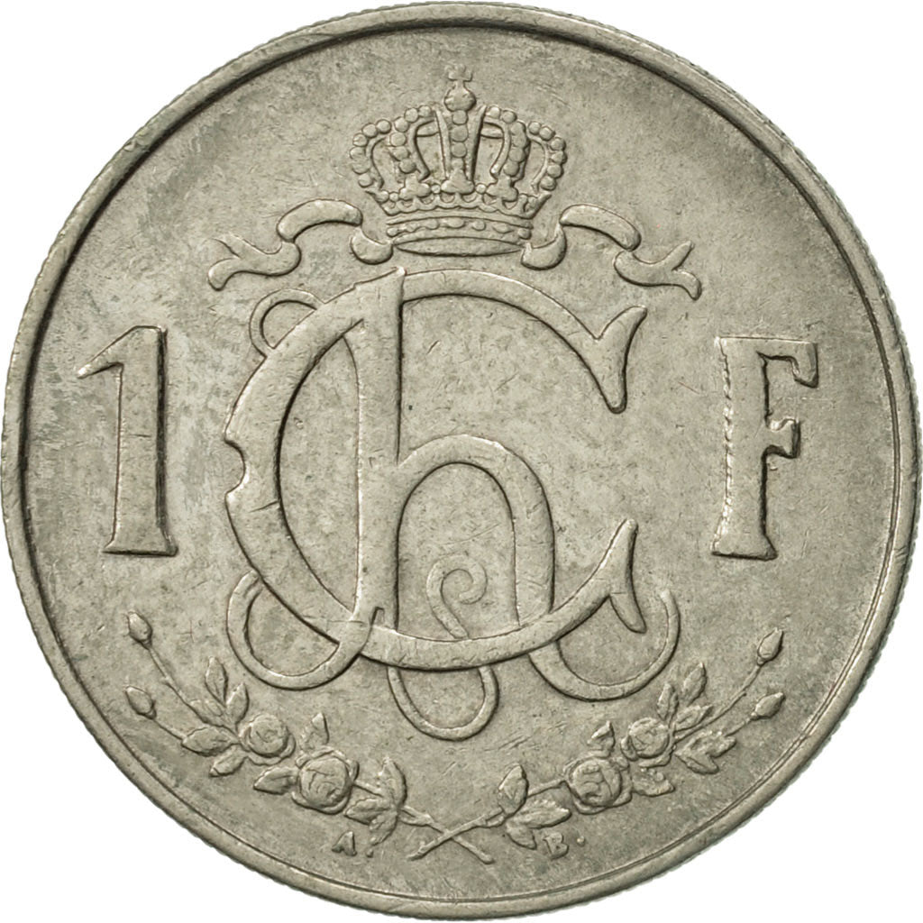 Monnaie, Luxembourg, Charlotte, Franc, 1955, TTB, Copper-nickel, KM:46.2