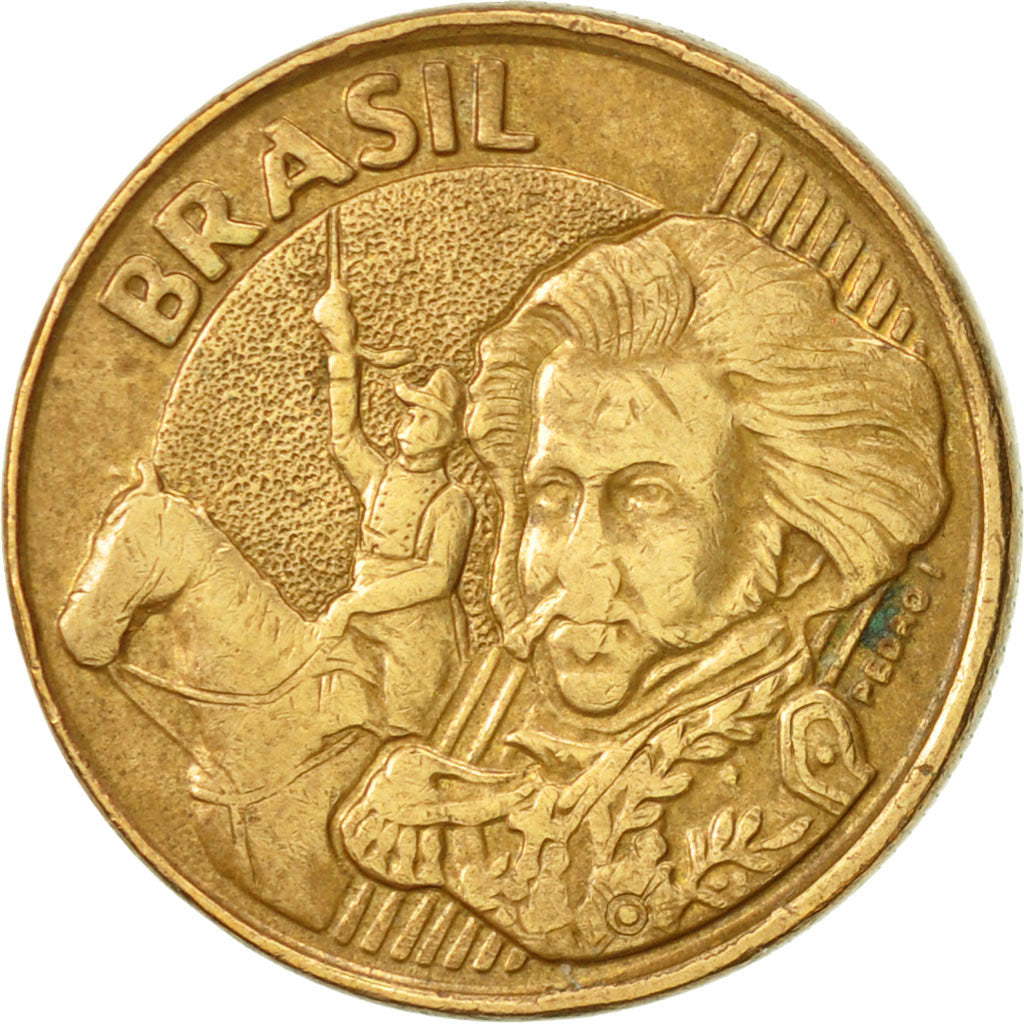 Moneta, Brasile, 10 Centavos, 2008, BB, Acciaio placcato in bronzo, KM:649.2