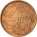 Moneda, Brasil, 5 Centavos, 2010, MBC, Cobre chapado en acero, KM:648