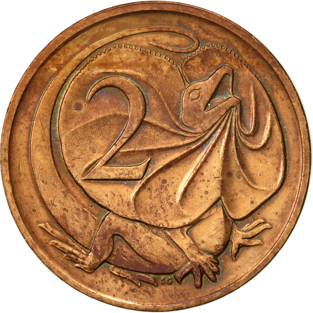 Australia, Elizabeth II, 2 Cents, 1989, EF(40-45), Bronze, KM:79