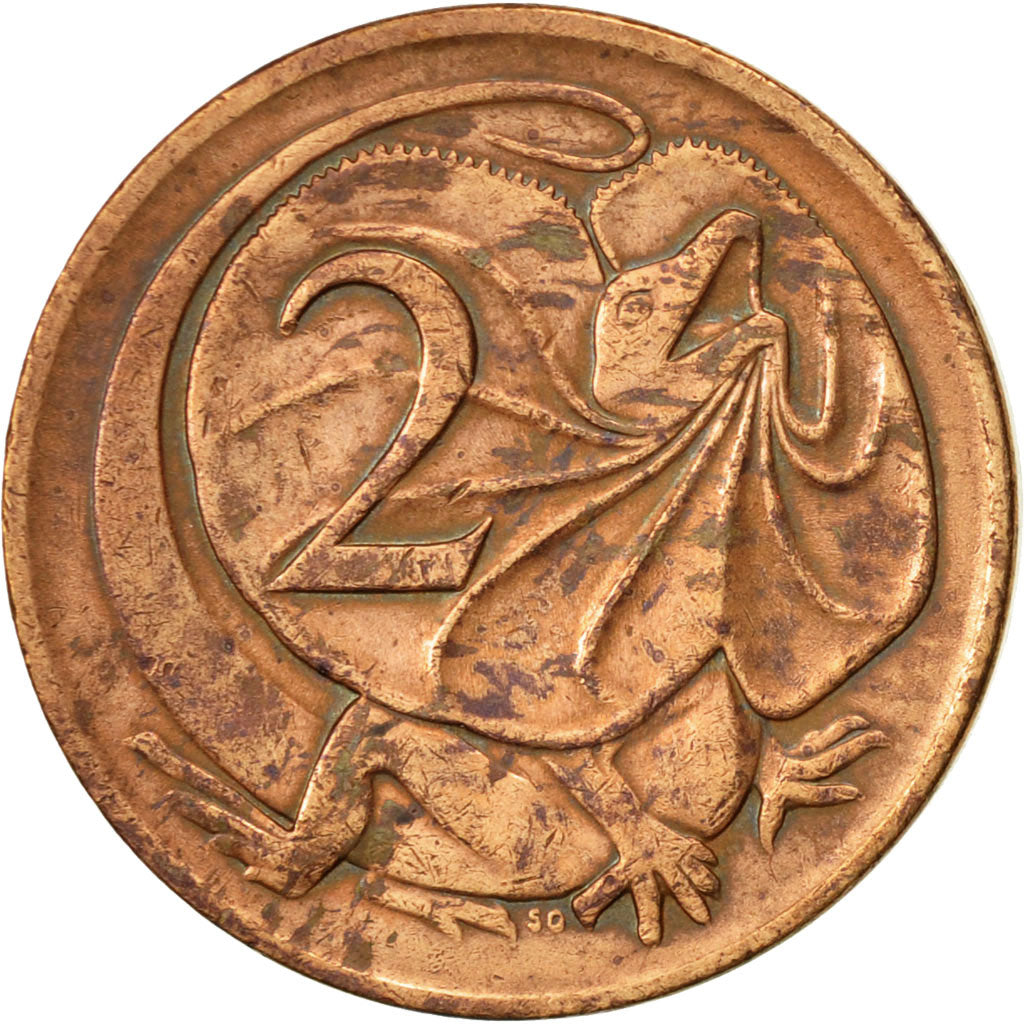 Munten, Australië, Elizabeth II, 2 Cents, 1981, ZF, Bronze, KM:63