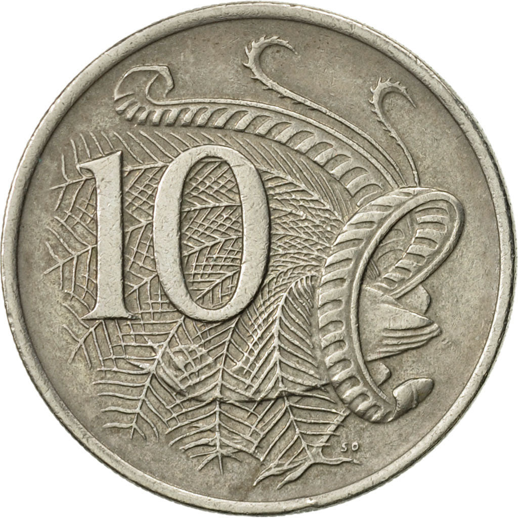 Munten, Australië, Elizabeth II, 10 Cents, 1980, ZF, Copper-nickel, KM:65