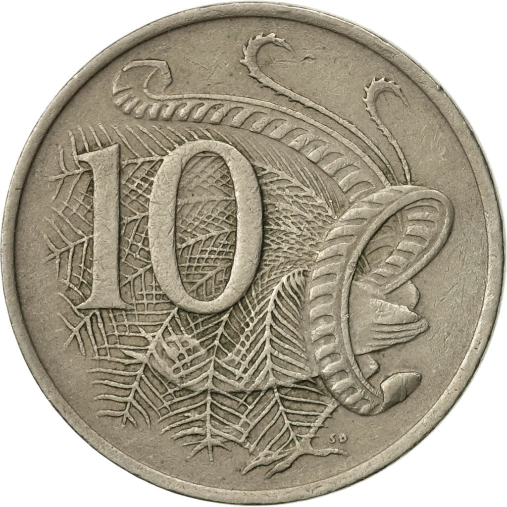 Coin, Australia, Elizabeth II, 10 Cents, 1979, EF(40-45), Copper-nickel, KM:65