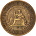 FRENCH INDO-CHINA, Cent, 1887, Paris, EF(40-45), Bronze, KM:1