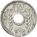 FRENCH INDO-CHINA, Cent, 1943, Paris, EF(40-45), Aluminum, KM:26