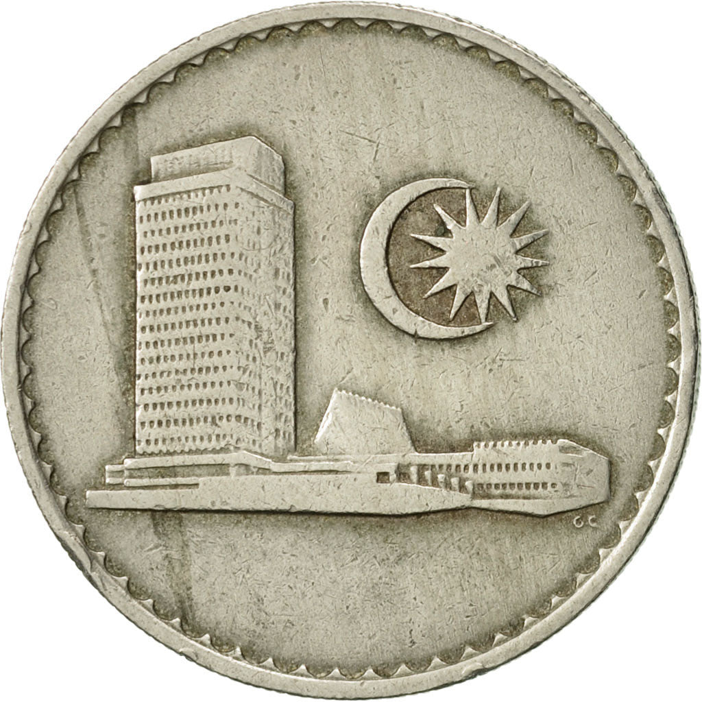 Coin, Malaysia, 20 Sen, 1969, Franklin Mint, EF(40-45), Copper-nickel, KM:4