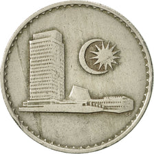 Munten, Maleisië, 20 Sen, 1969, Franklin Mint, ZF, Copper-nickel, KM:4