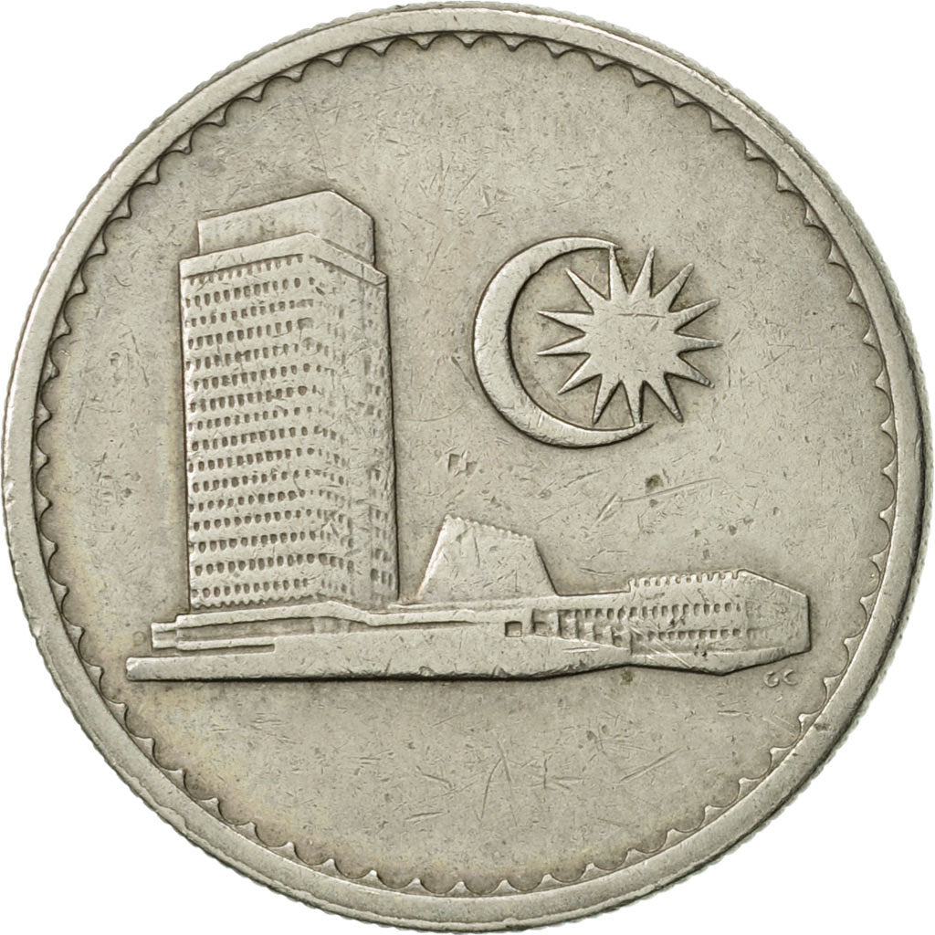 Coin, Malaysia, 20 Sen, 1978, Franklin Mint, EF(40-45), Copper-nickel, KM:4