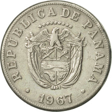 Panama, 5 Centesimos, 1967, EF(40-45), Copper-nickel, KM:23.2
