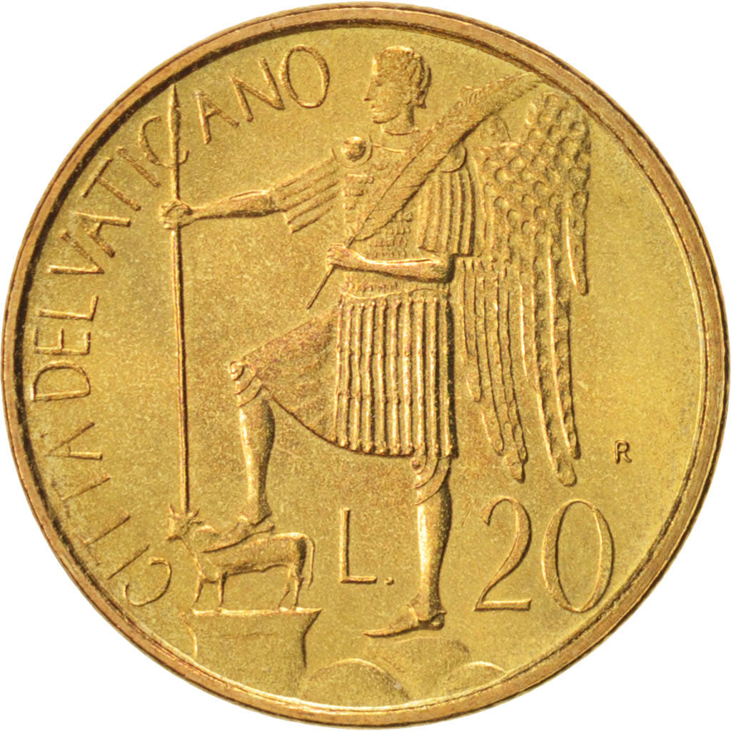CITTÀ DEL VATICANO, John Paul II, 20 Lire, 1986, FDC, Alluminio-bronzo, KM:193
