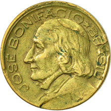 Moneda, Brasil, 10 Centavos, 1947, MBC, Aluminio - bronce, KM:555a.2