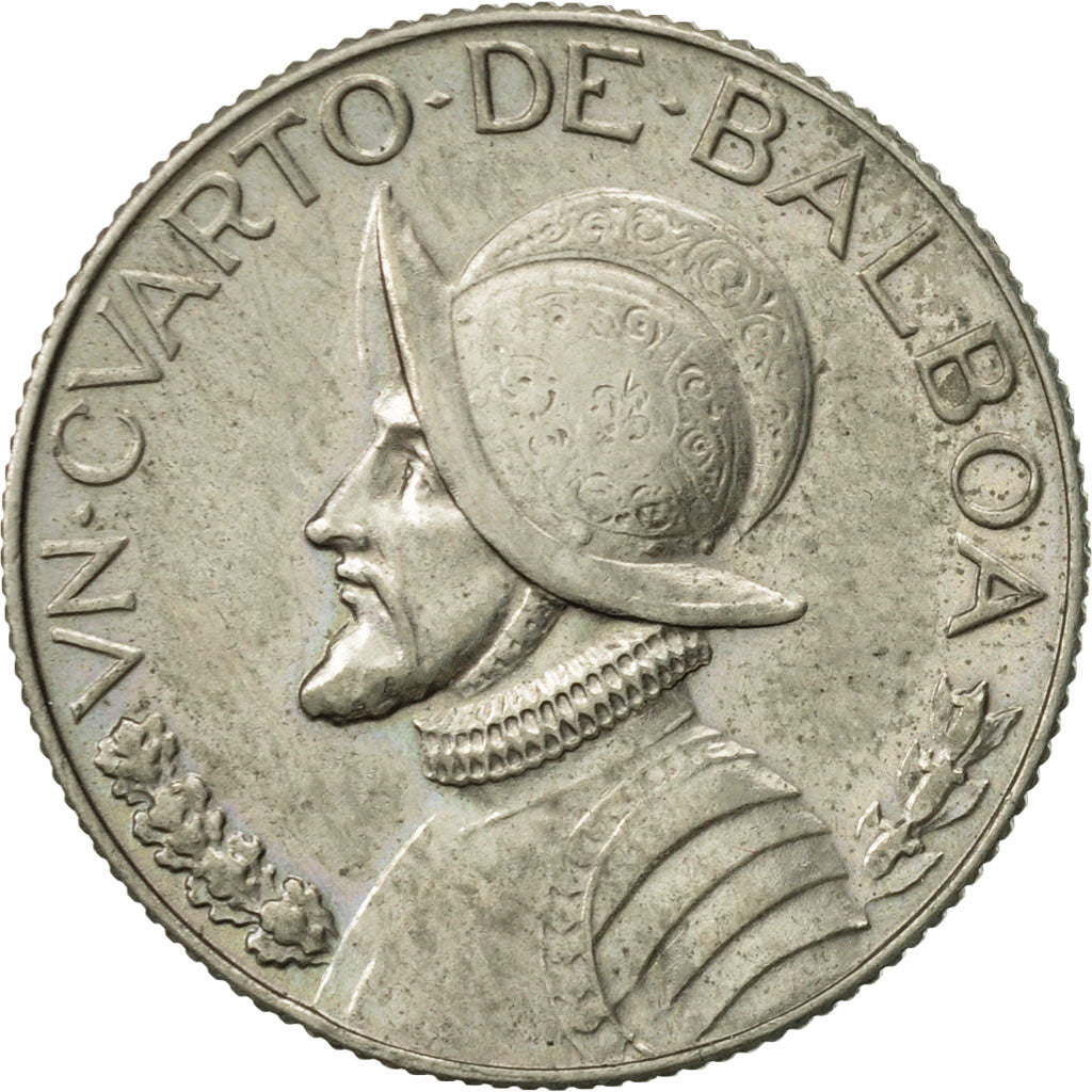Coin, Panama, 1966 dates struck at US Mint in San Francisco., 1/4 Balboa, 1966