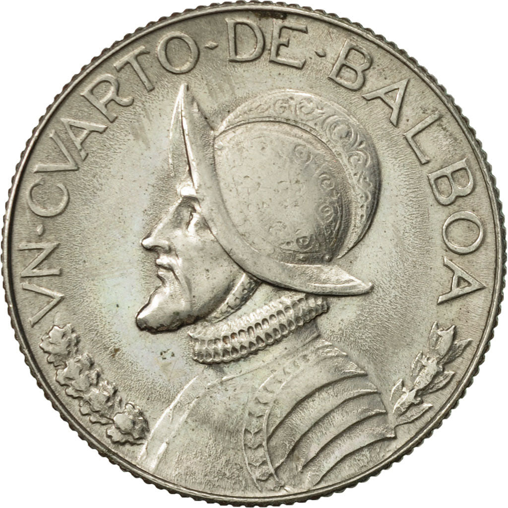 Panama, 1966 dates struck at US Mint in San Francisco., 1/4 Balboa, 1966