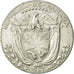 Panama, 1/2 Balboa, 1967, U.S. Mint, AU(50-53), Silver, KM:12a.1