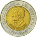 Moneda, Ecuador, 100 Sucres, 1997, MBC+, Bimetálico, KM:101