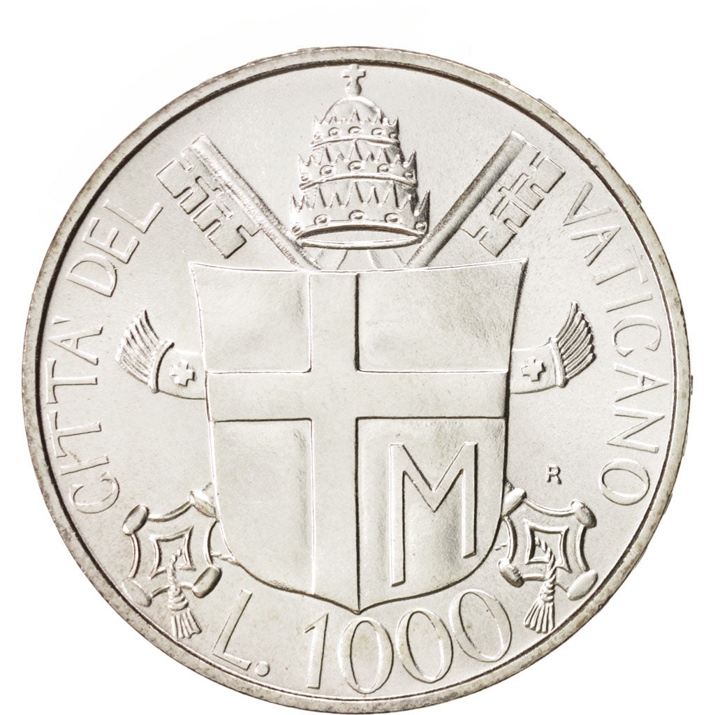 Munten, Vaticaanstad, John Paul II, 1000 Lire, 1985, FDC, Zilver, KM:191