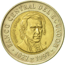 Ecuador, 1000 Sucres, 1997, AU(50-53), Bi-Metallic, KM:103