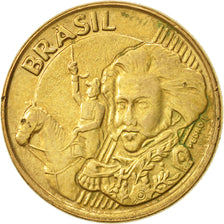 Monnaie, Brésil, 10 Centavos, 2010, TTB+, Bronze Plated Steel, KM:649.2
