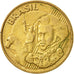 Monnaie, Brésil, 10 Centavos, 2010, TTB+, Bronze Plated Steel, KM:649.2