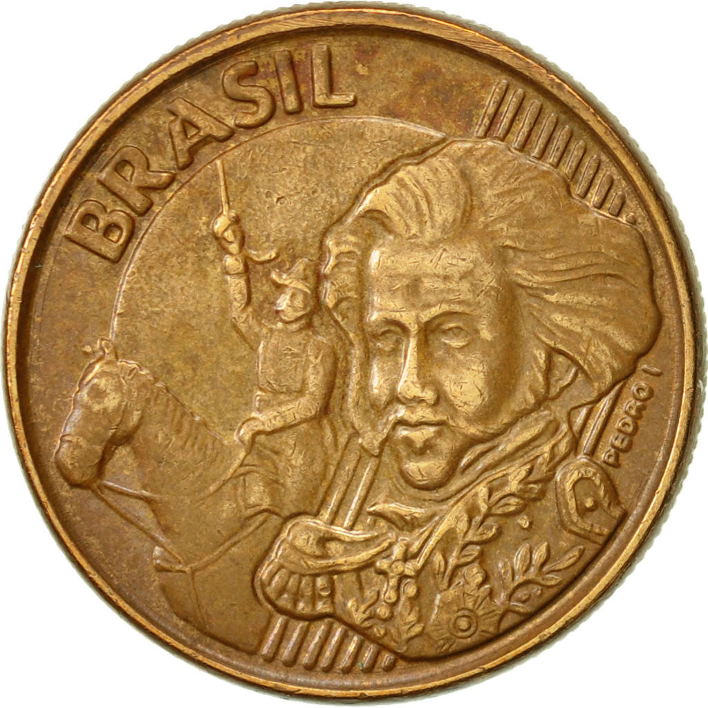 Monnaie, Brésil, 10 Centavos, 2010, TTB+, Bronze Plated Steel, KM:649.2